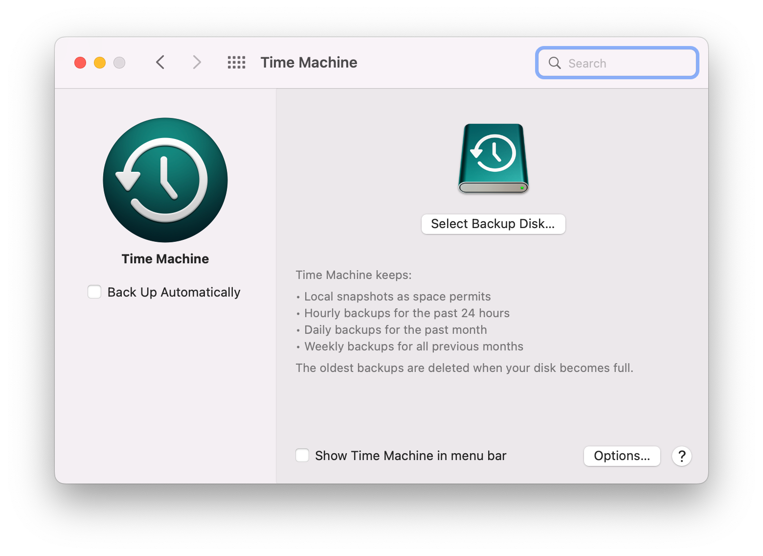 How to backup your mac