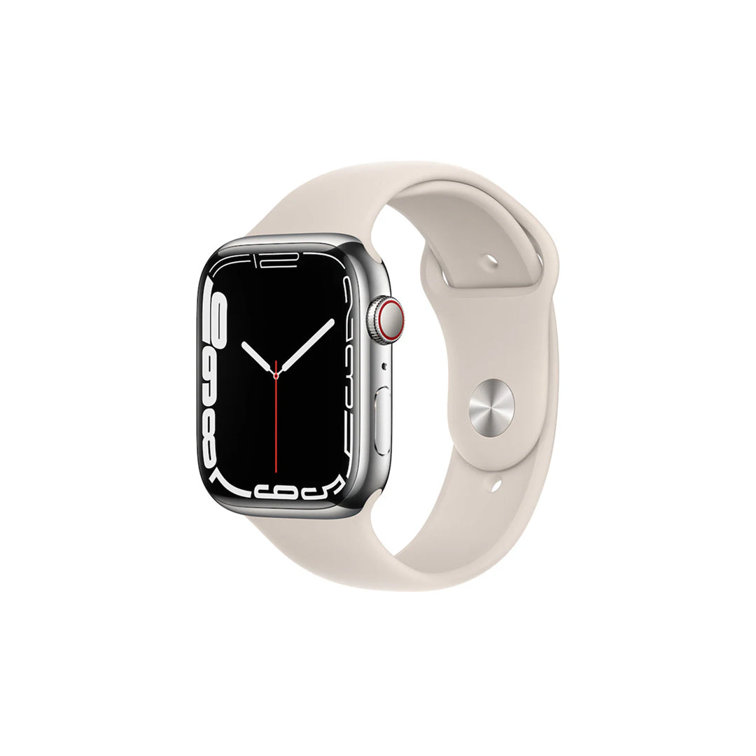 Apple Watch - Series 7 - 45mm - GPS + Cellular (Silver)