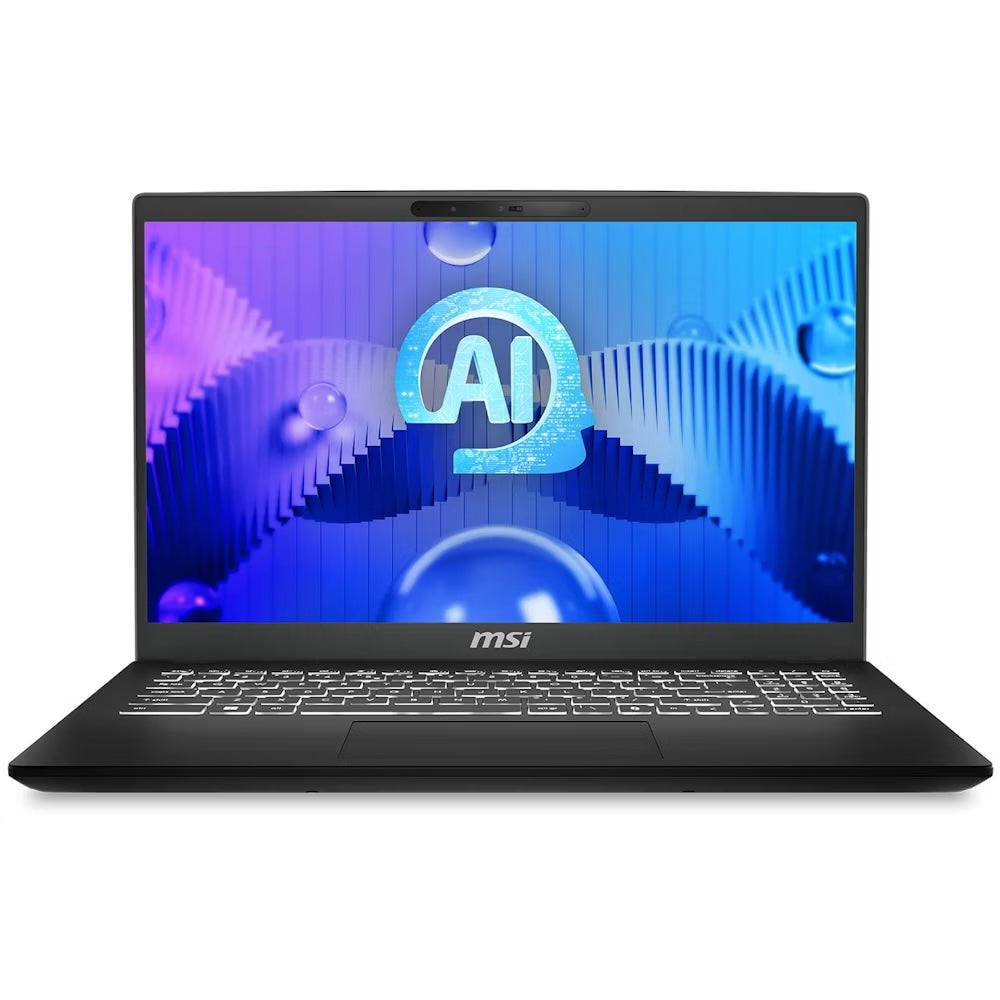 (Brand new) Modern 15 H AI C1M - 15.6" FHD - Ultra 7 155H - 16GB RAM 2x8GB - 1TB SSD - Arc Graphics - WiFi 6E - Backlit KB - 3cell 39.3Wh - Classic Black - Windows 11 Pro - 1Y Warranty