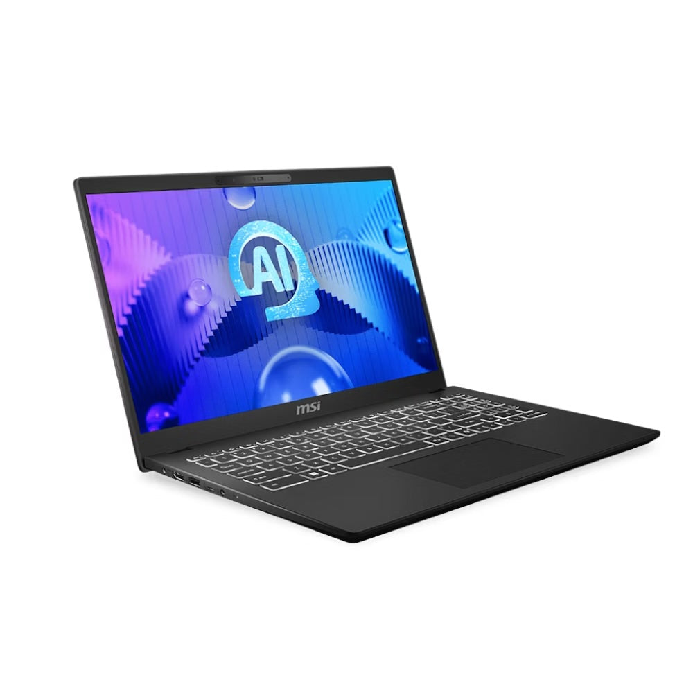 (Brand new) Modern 15 H AI C1M - 15.6" FHD - Ultra 7 155H - 16GB RAM 2x8GB - 1TB SSD - Arc Graphics - WiFi 6E - Backlit KB - 3cell 39.3Wh - Classic Black - Windows 11 Pro - 1Y Warranty