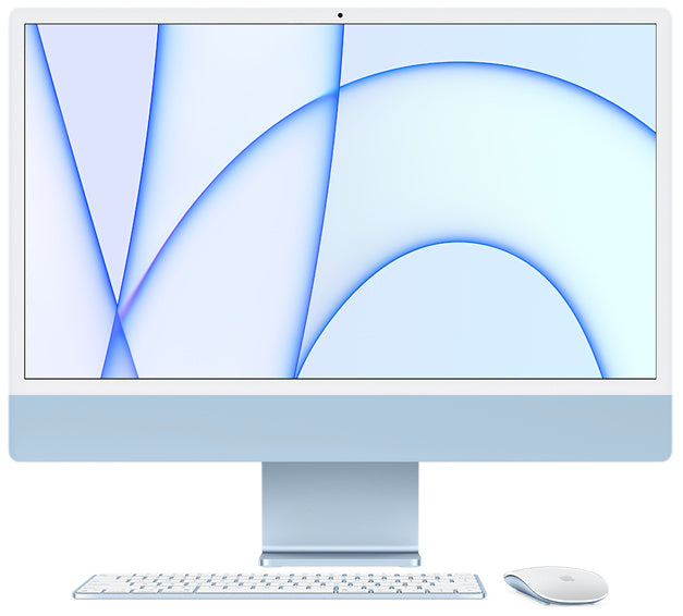 iMac 24 inch (M1) 8-Core GPU - 8GB RAM - 256GB SSD - Blue