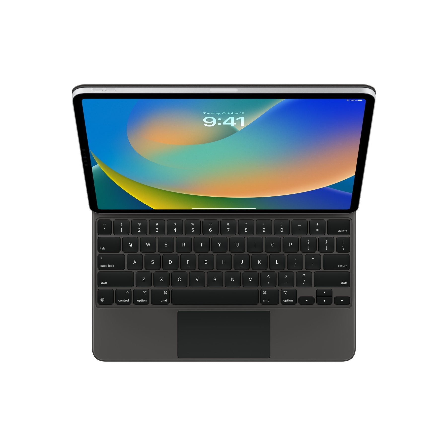 Apple Magic Keyboard for iPad Pro 12.9-inch, iPad Air, US English (Black)