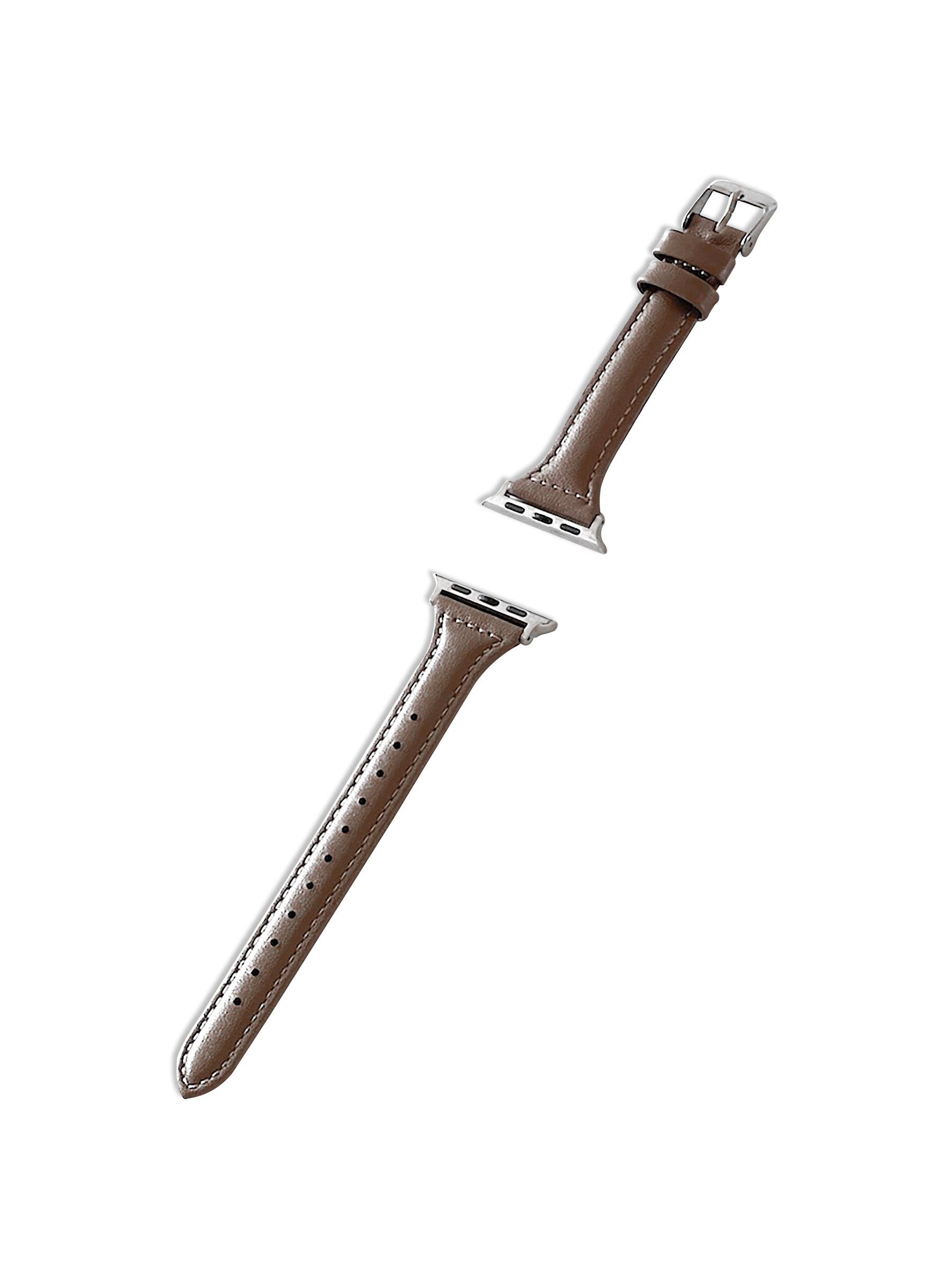 Apple Watch Women Fine Leather Strap - Cacao