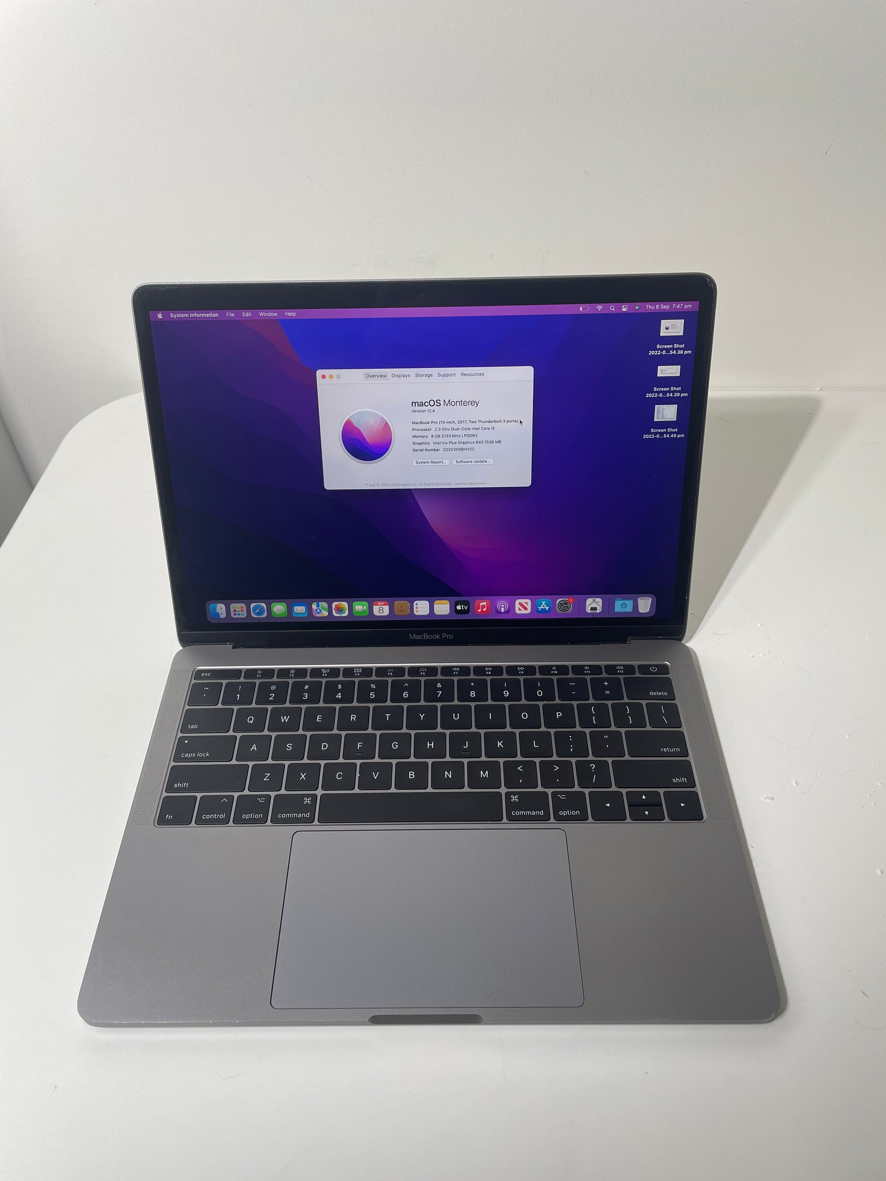 Macbook Pro 13-inch - 2017 - i5 - Space Grey (Bargains)
