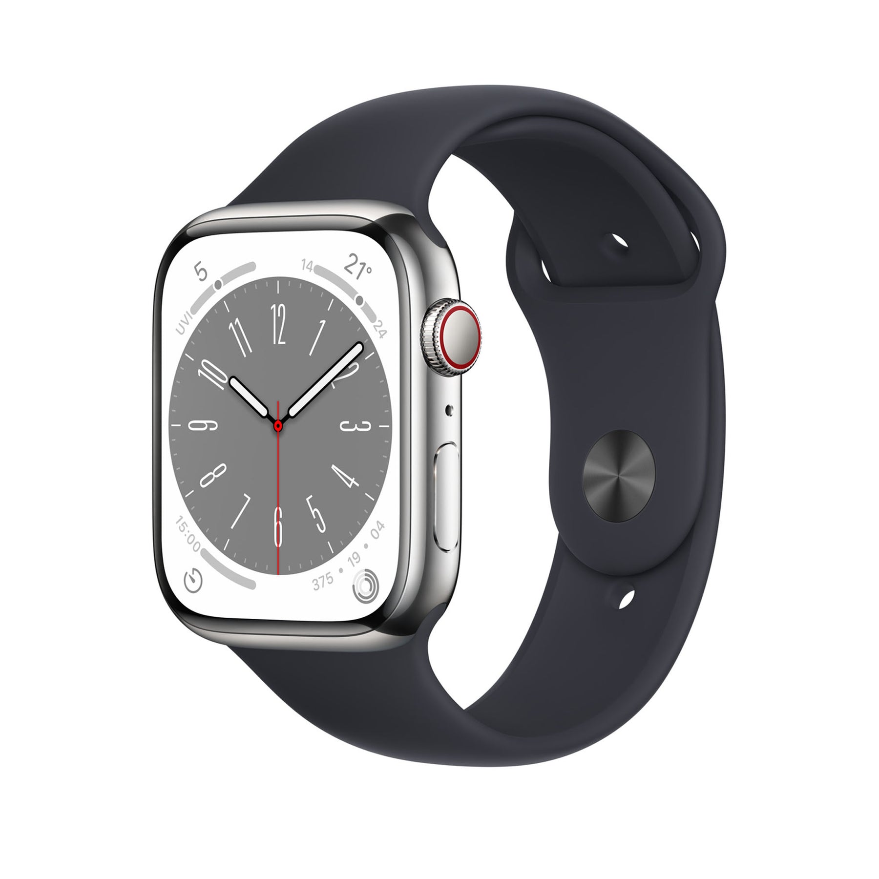 Apple Watch Stainless Steel - Series 8 - 45mm - GPS + Cellular