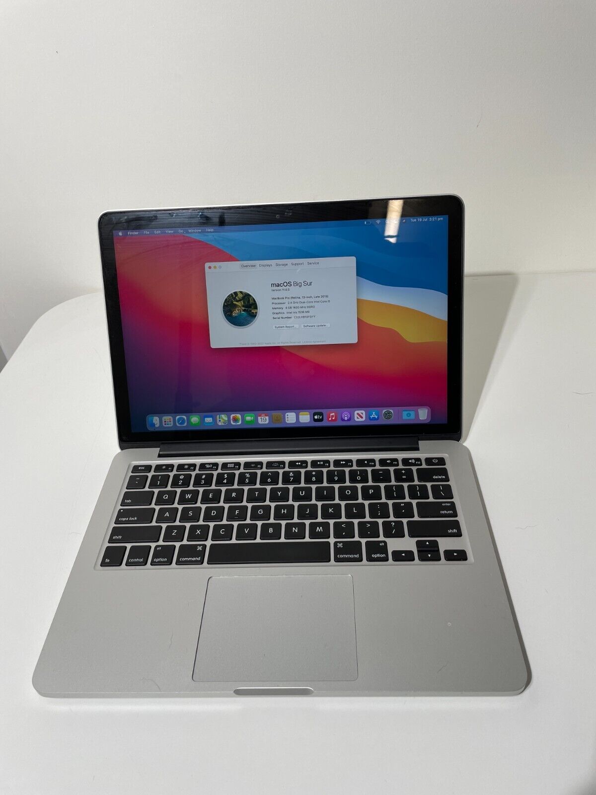 Macbook Pro 13-inch - 2013 - i5 - 128GB- Silver (Bargains)