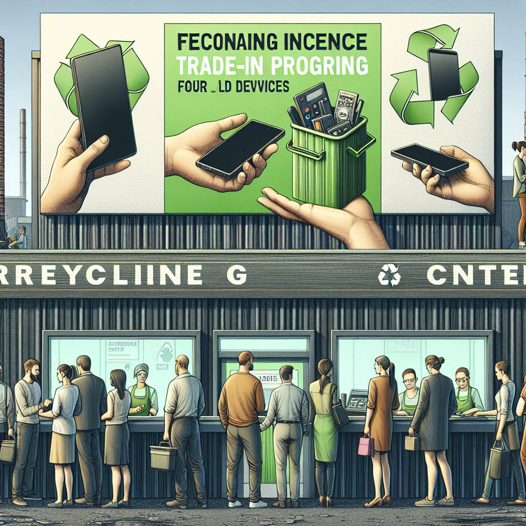 Are there financial incentives or trade-in programs available for recycling your old devices?