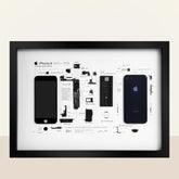 iPhone 8 Teardown Framed Artwork - Locally Assembled