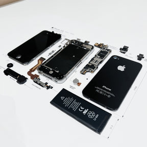 iPhone 4s Teardown Framed Artwork - Locally Assembled