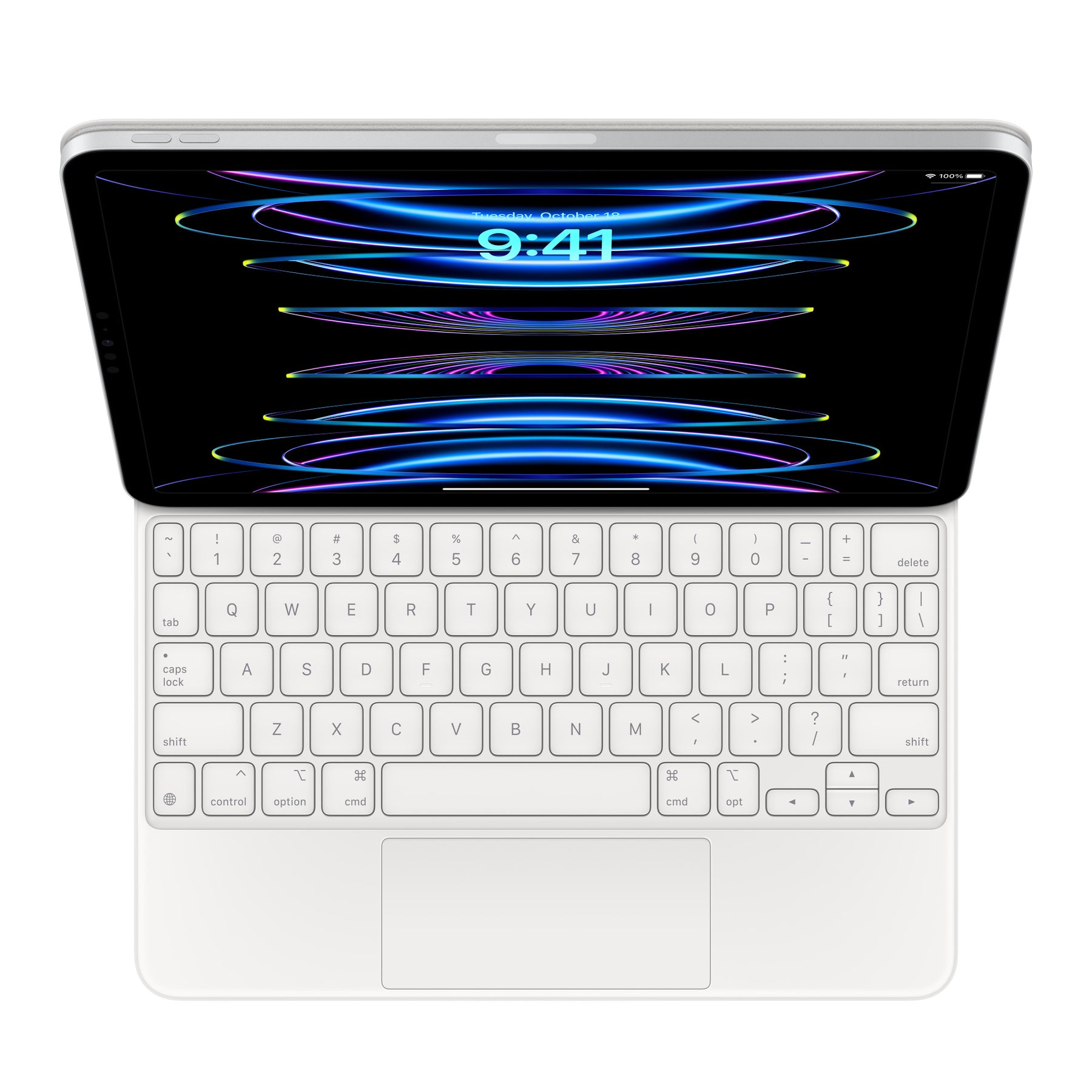 Apple Magic Keyboard for iPad Pro 11-inch, iPad Air, US English (White)