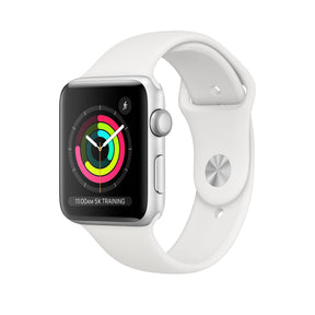 Apple Watch - Series 3 - Silver - (38MM, GPS) - Aluminium