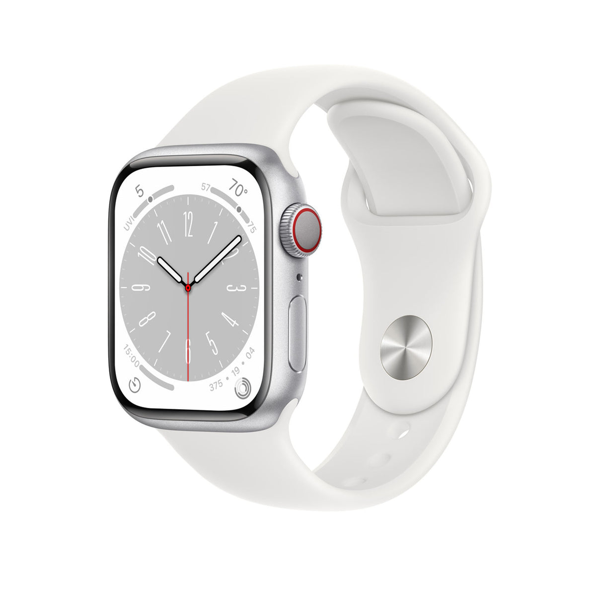 Apple Watch - Series 7 - 41mm - GPS + Cellular (Silver)
