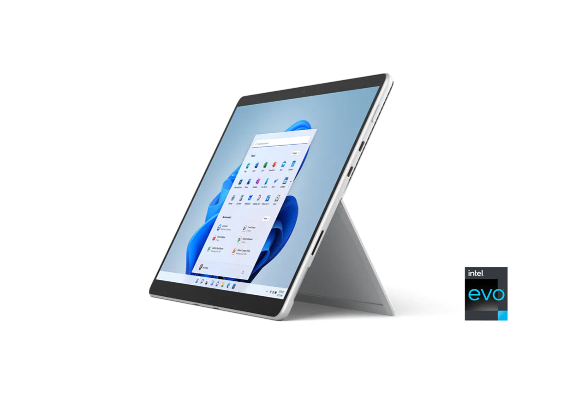 (Brand New) Microsoft Surface Pro 9 13” Display - i5 12th Gen/ 8GB RAM/ 128GB SSD - Platinum - Windows 11 Pro