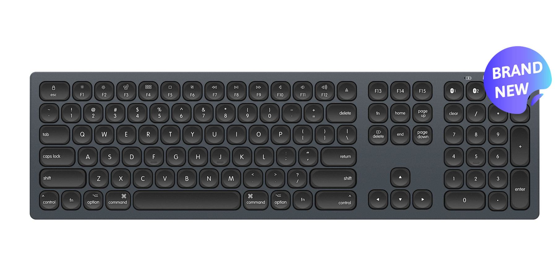 ManMade Mac Keyboard with Numeric Keys - Space Grey