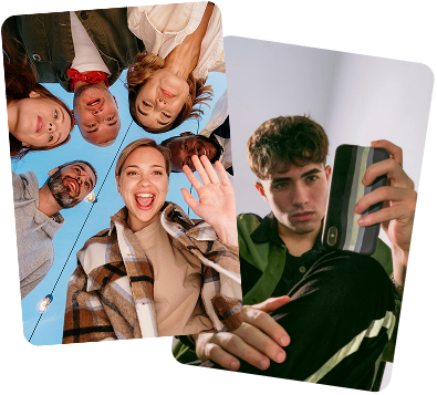 People smiling